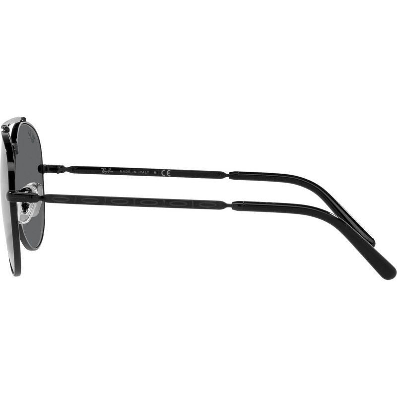 New Aviator RB3625, Black/Dark Grey Glass Lenses 58 Eye Size