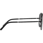 New Aviator RB3625, Black/Dark Grey Glass Lenses 58 Eye Size
