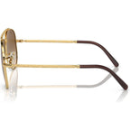 New Aviator RB3625, Gold/Brown Clear Gradient Glass Lenses 62 Eye Size