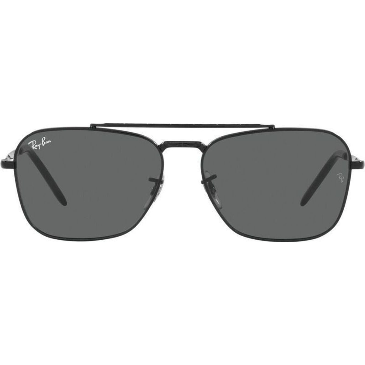 New Caravan RB3636, Black/Dark Grey Glass Lenses 58 Eye Size