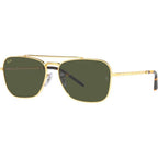 New Caravan RB3636, Legend Gold/Green Glass Lenses 58 Eye Size