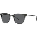 New Clubmaster RB4416, Grey on Black/Dark Grey Glass Lenses 53 Eye Size
