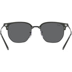 New Clubmaster RB4416, Grey on Black/Dark Grey Glass Lenses 53 Eye Size