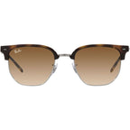 New Clubmaster RB4416, Havana on Gunmetal/Brown Clear Gradient Glass Lenses 51 Eye Size