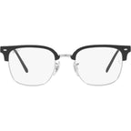 New Clubmaster RX7216, Black on Silver/Clear Lenses