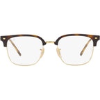 New Clubmaster RX7216, Havana on Gold/Clear Lenses