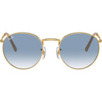 New Round RB3637, Gold/Blue Gradient Glass Lenses 53 Eye Size