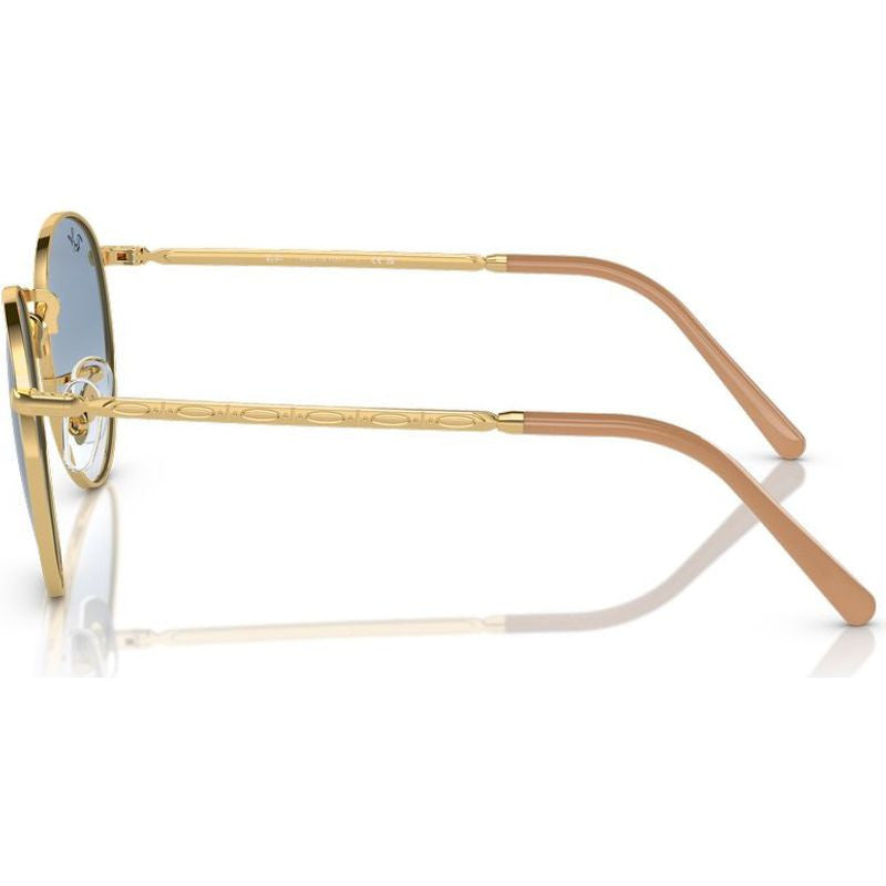New Round RB3637, Gold/Blue Gradient Glass Lenses 53 Eye Size