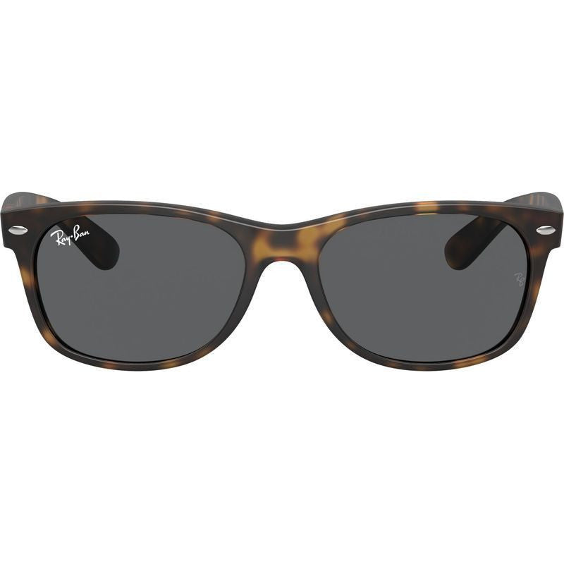 New Wayfarer Classic RB2132, Rubber Havana/Dark Grey Glass Lenses 55 Eye Size