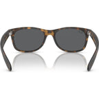 New Wayfarer Classic RB2132, Rubber Havana/Dark Grey Glass Lenses 52 Eye Size