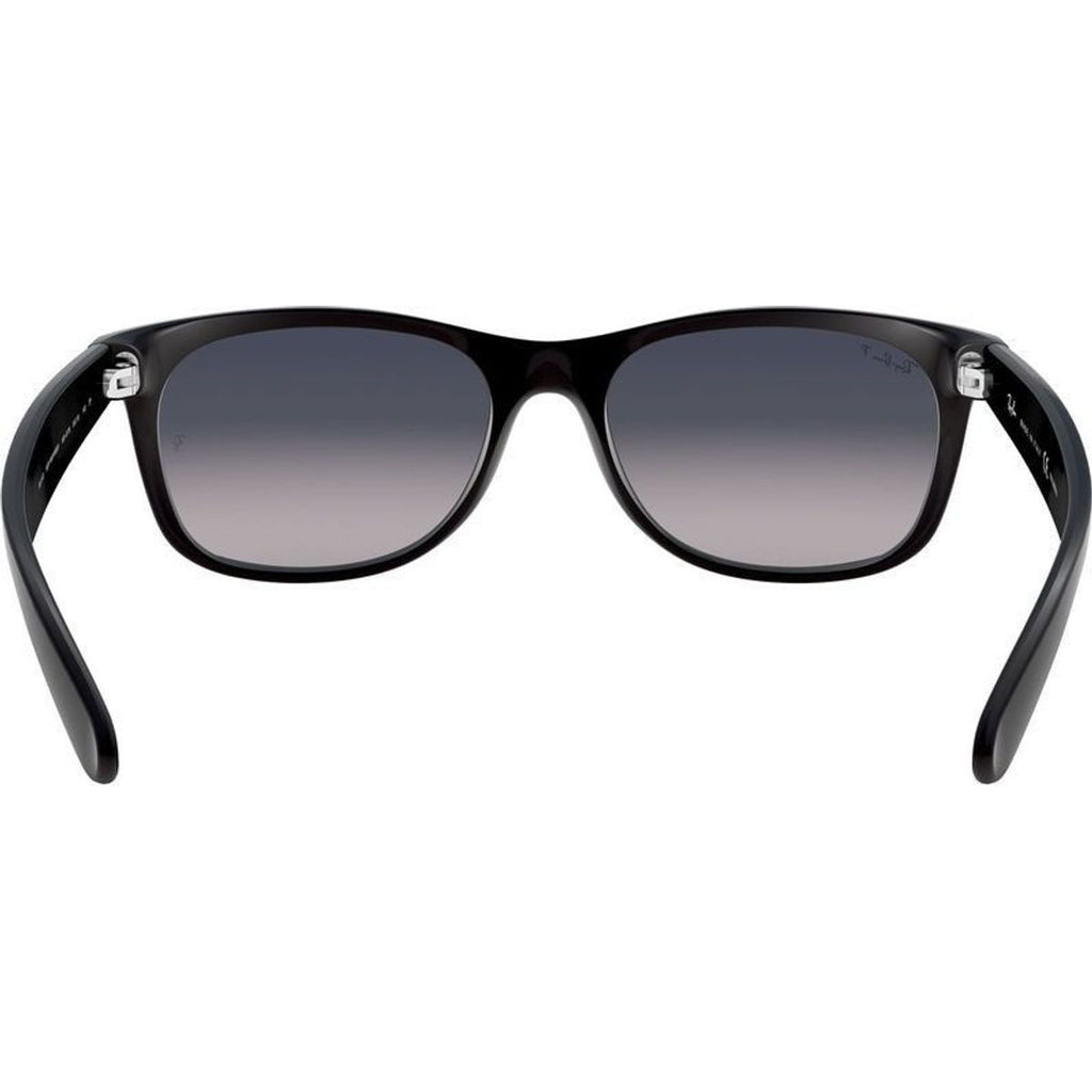 New Wayfarer Classic RB2132, Black/Blue Gradient Polarised Glass Lenses 55 Eye Size