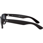New Wayfarer Classic RB2132, Black/Blue Gradient Polarised Glass Lenses 55 Eye Size