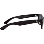 New Wayfarer Classic RB2132, Black/Blue Gradient Polarised Glass Lenses 55 Eye Size