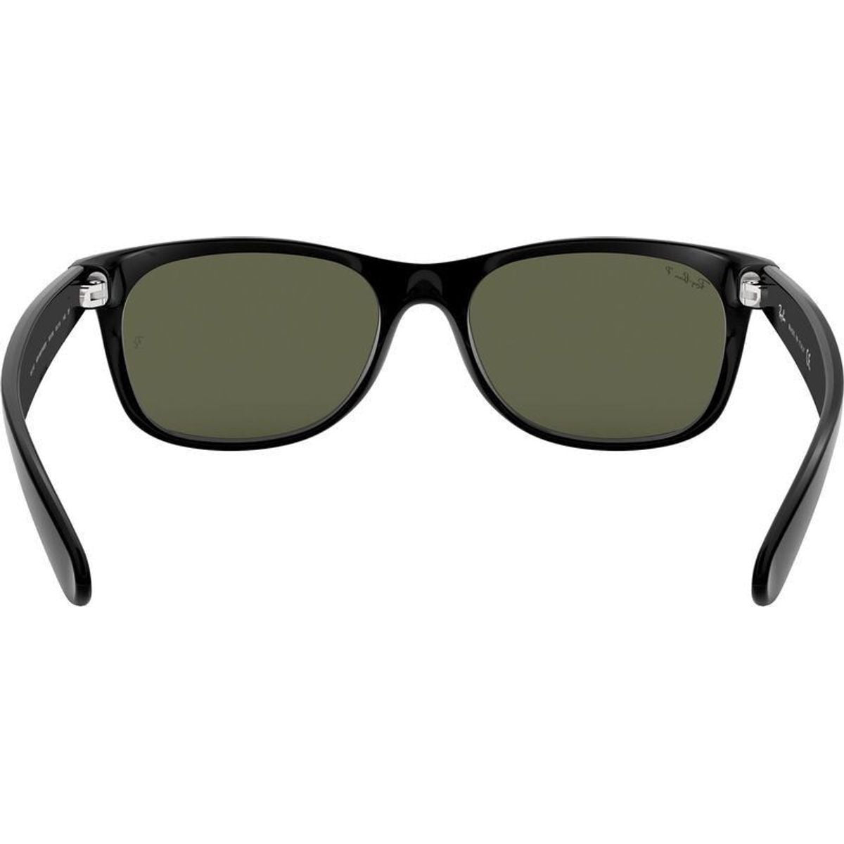 New Wayfarer Classic RB2132, Black/Green Polarised Glass Lenses 52 Eye Size