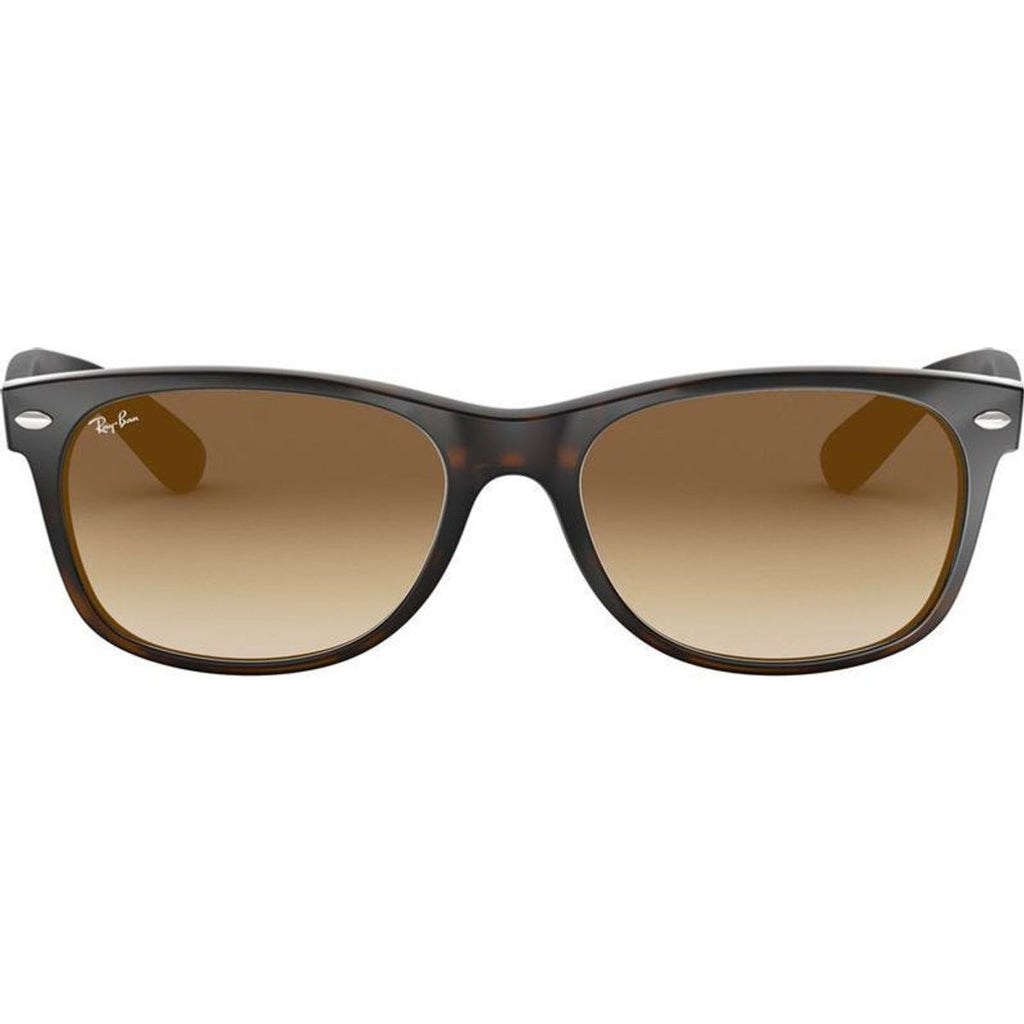 New Wayfarer Classic RB2132, Light Havana/Brown Gradient Glass Lenses 55 Eye Size