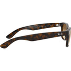 New Wayfarer Classic RB2132, Light Havana/Brown Gradient Glass Lenses 55 Eye Size