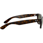 New Wayfarer Classic RB2132, Tortoise/Green Polarised Glass Lenses 55 Eye Size
