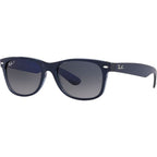 New Wayfarer Classic RB2132, Blue/Blue Gradient Polarised Glass Lenses 55 Eye Size