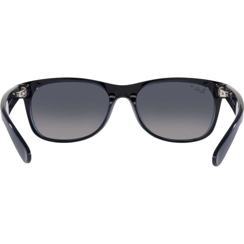 New Wayfarer Classic RB2132, Blue/Blue Gradient Polarised Glass Lenses 55 Eye Size