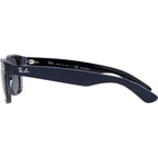 New Wayfarer Classic RB2132, Blue/Blue Gradient Polarised Glass Lenses 55 Eye Size