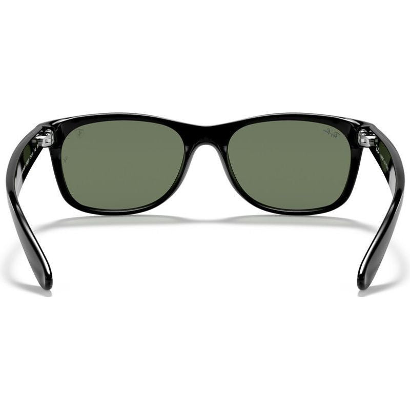 New Wayfarer RB2132M, Black/Green G15 Glass Lenses