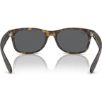 New Wayfarer Classic RB2132, Rubber Havana/Dark Grey Glass Lenses 58 Eye Size