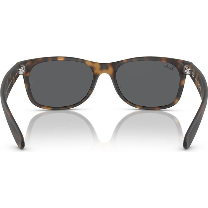 New Wayfarer Classic RB2132, Rubber Havana/Dark Grey Glass Lenses 58 Eye Size
