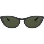 Nina RB4314N, Black/Green Glass Lenses