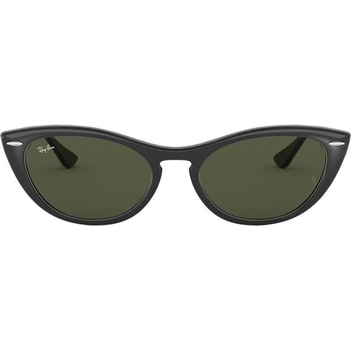 Nina RB4314N, Black/Green Glass Lenses
