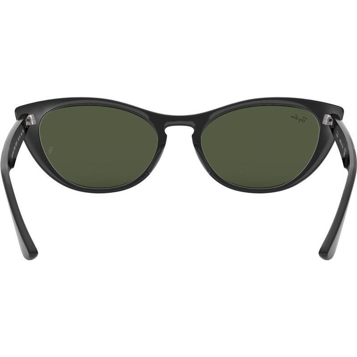 Nina RB4314N, Black/Green Glass Lenses