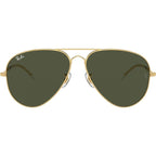 Old Aviator RB3825, Arista Gold/Green Glass Lenses 58 Eye Size