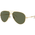 Old Aviator RB3825, Arista Gold/Green Polarised Glass Lenses 62 Eye Size
