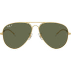 Old Aviator RB3825, Arista Gold/Green Polarised Glass Lenses 62 Eye Size