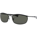 Olympian I Deluxe RB3119M, Black/Green Polarised Glass Lenses