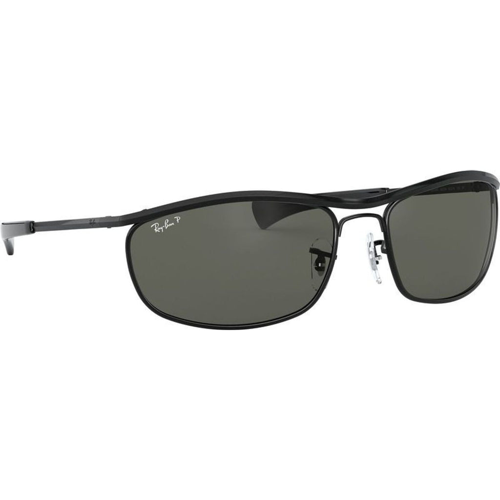 Olympian I Deluxe RB3119M, Black/Green Polarised Glass Lenses