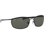 Olympian I Deluxe RB3119M, Black/Green Polarised Glass Lenses