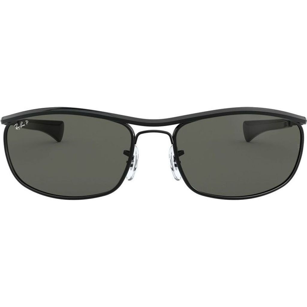 Olympian I Deluxe RB3119M, Black/Green Polarised Glass Lenses