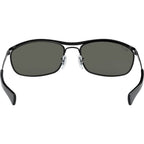 Olympian I Deluxe RB3119M, Black/Green Polarised Glass Lenses