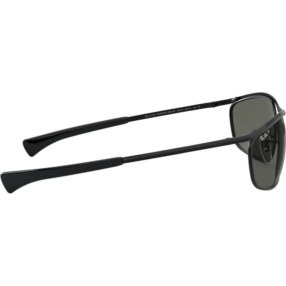 Olympian I Deluxe RB3119M, Black/Green Polarised Glass Lenses