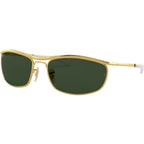 Olympian I Deluxe RB3119M, Gold/Green Polarised Glass Lenses