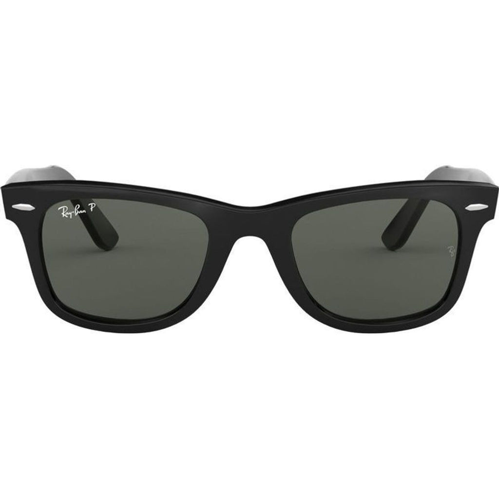 Original Wayfarer RB2140, Black/Green Polarised Glass Lenses 50 Eye Size
