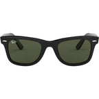 Original Wayfarer RB2140, Black/Green Glass Lenses 50 Eye Size