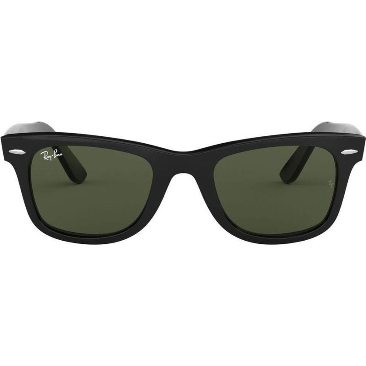Original Wayfarer RB2140, Black/Green Glass Lenses 50 Eye Size