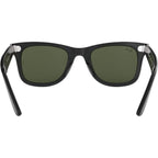 Original Wayfarer RB2140, Black/Green Glass Lenses 54 Eye Size