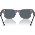 Original Wayfarer RB2140, Transparent Grey/Blue Glass Lenses 50 Eye Size
