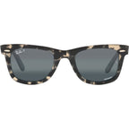 Original Wayfarer RB2140, Grey Havana/Silver Blue Gradient Polarised Glass Lenses 50 Eye Size