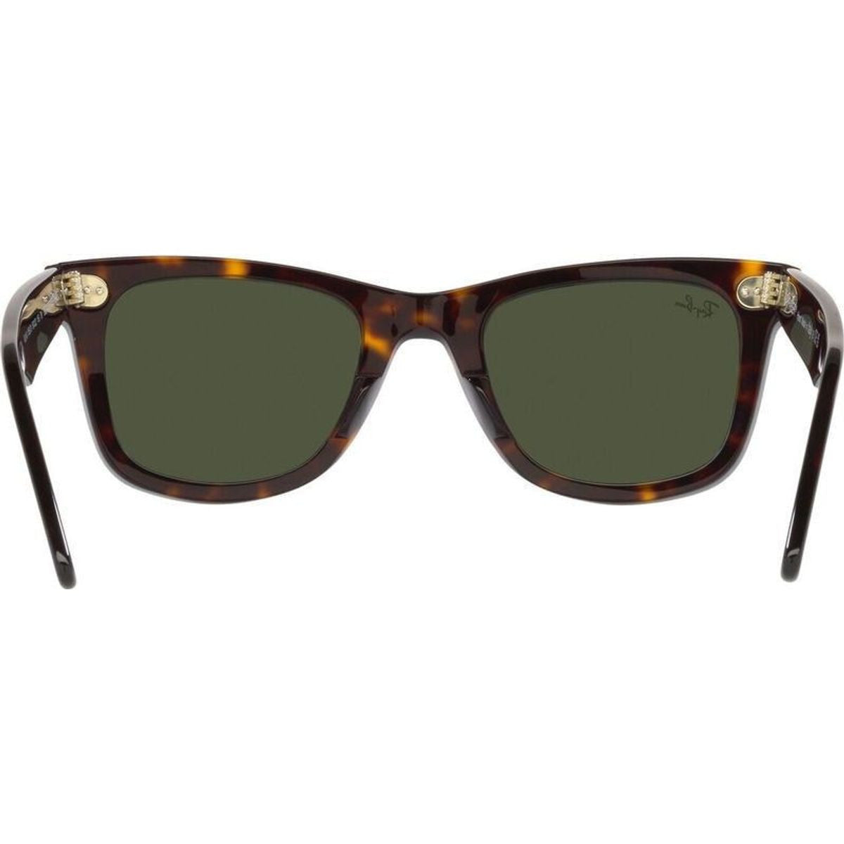 Original Wayfarer RB2140, Havana/Green Glass Lenses 50 Eye Size