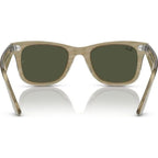 Original Wayfarer RB2140, Photochromic Striped Grey/Green Glass Lenses 50 Eye Size