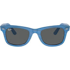 Original Wayfarer RB2140, Photochromic Striped Blue/Dark Grey Glass Lenses 50 Eye Size