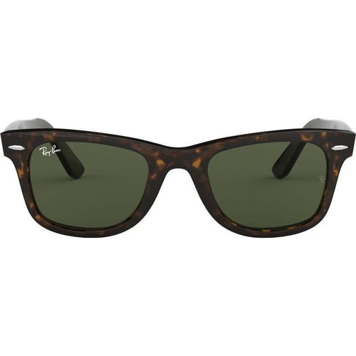 Original Wayfarer RB2140, Tortoise/Green Glass Lenses 50 Eye Size